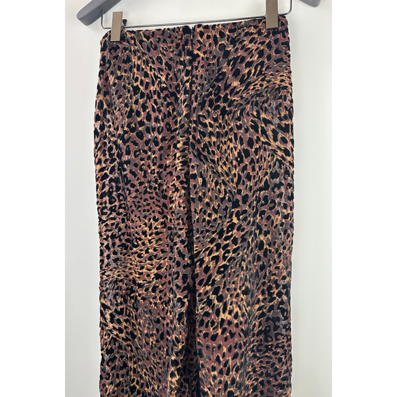 Camila Coelho Revolve Ivanna Pant Animal Leopard Print Burnout Sheer Small Tall - Picture 16 of 16